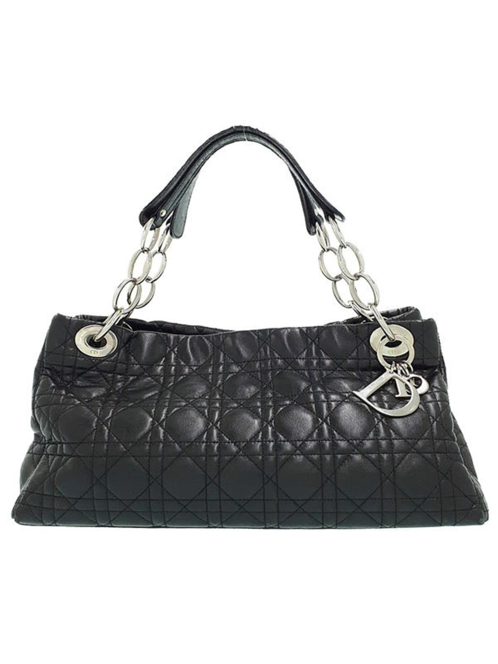 Christian Dior Cannage Quilted Chain Handbag